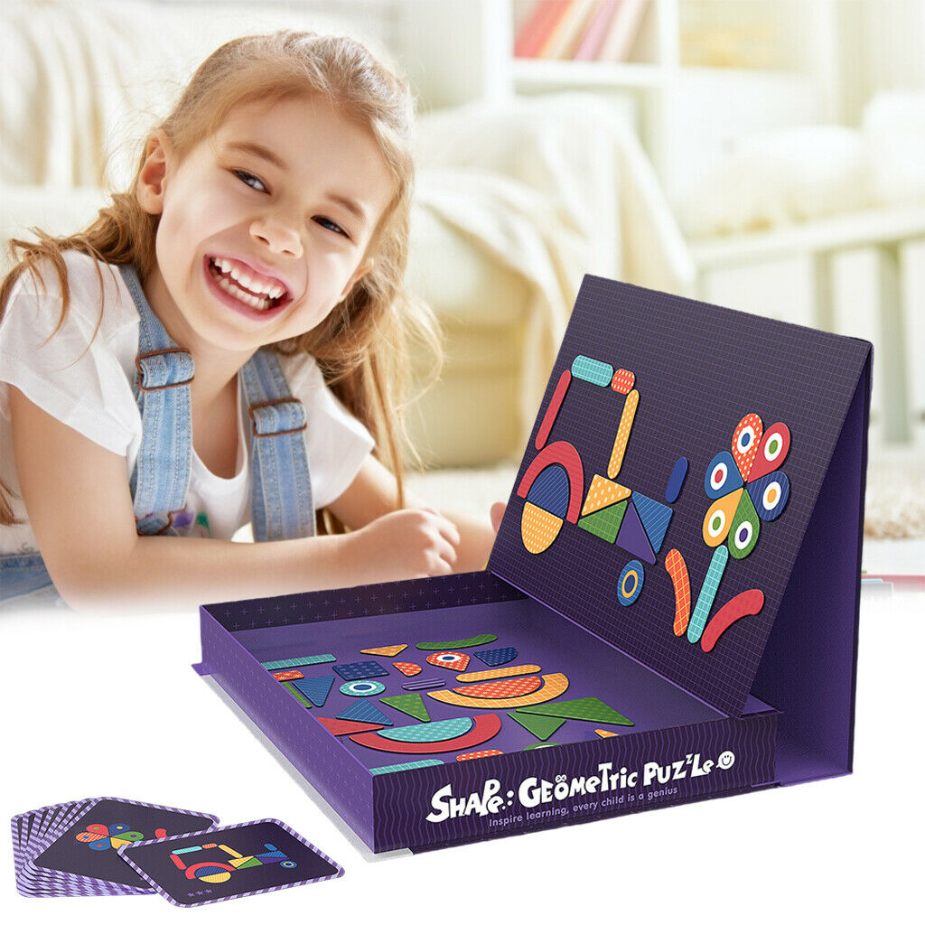 70Pcs  Puzzles Board Montessori Logical Challenge Toys Play Set