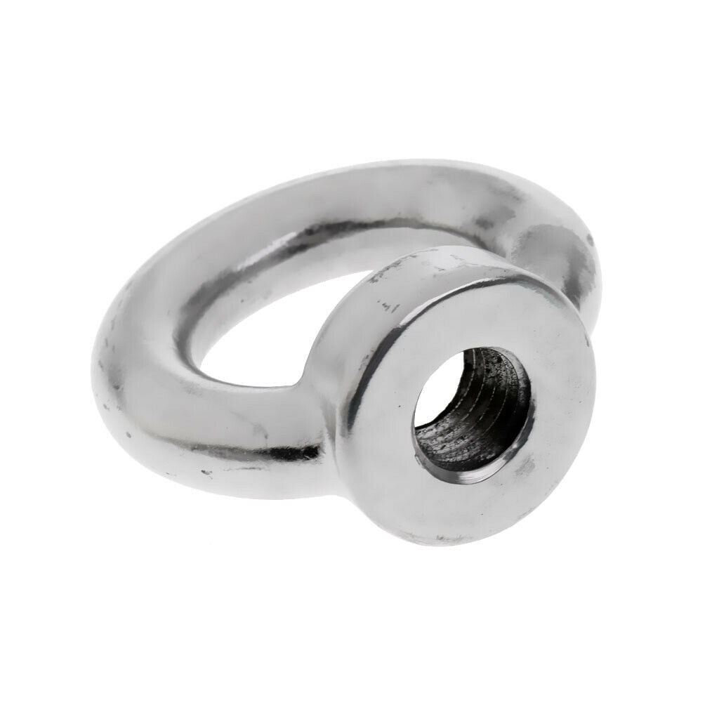 2Pcs M14&M16 304 Stainless Steel Lifting Eye Nut Ring Shape Nuts - 2 Size,