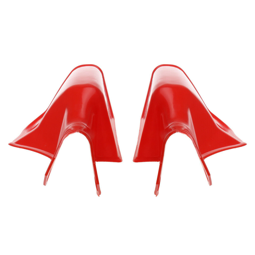 Pair Motor Handlebar Hand Brush Guards Protector Handguards for Yamaha - Red