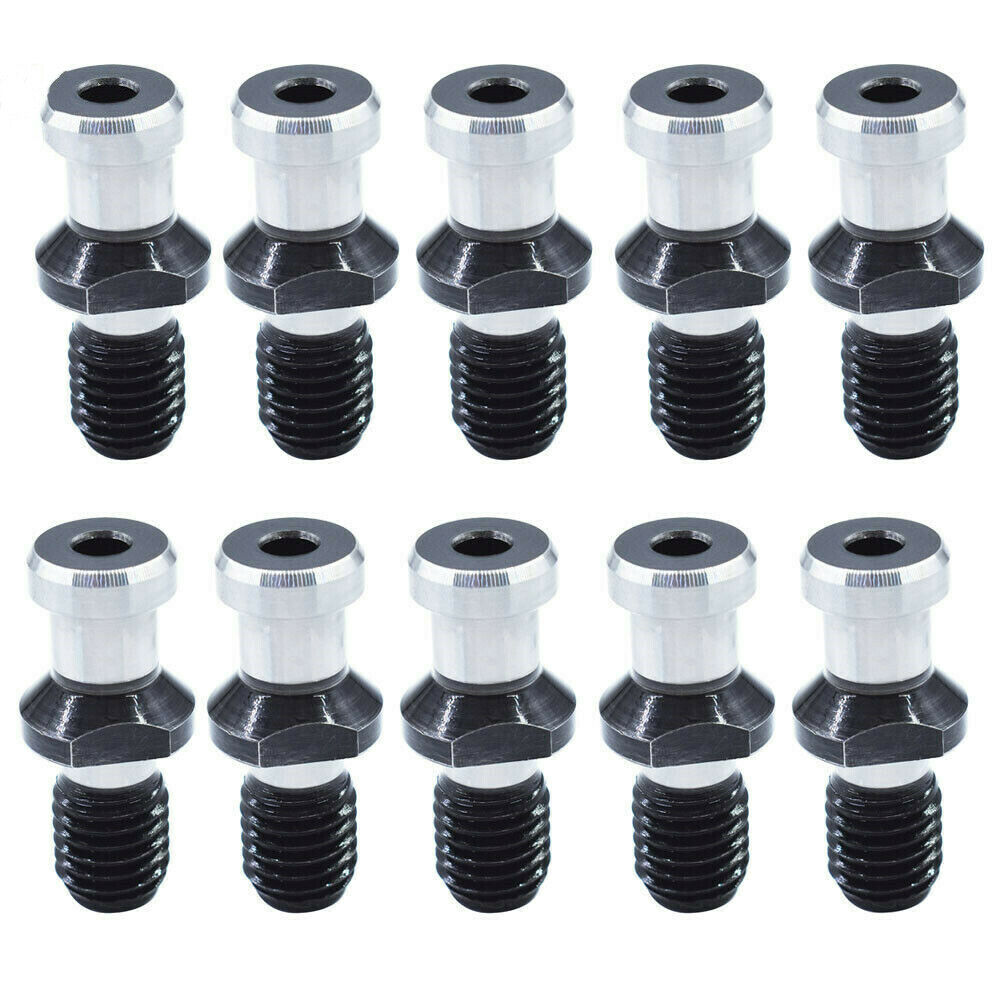 10Pc CAT40 45Â° 0.747"  Thru Retention Knob Bolt Pull Stud Coolant