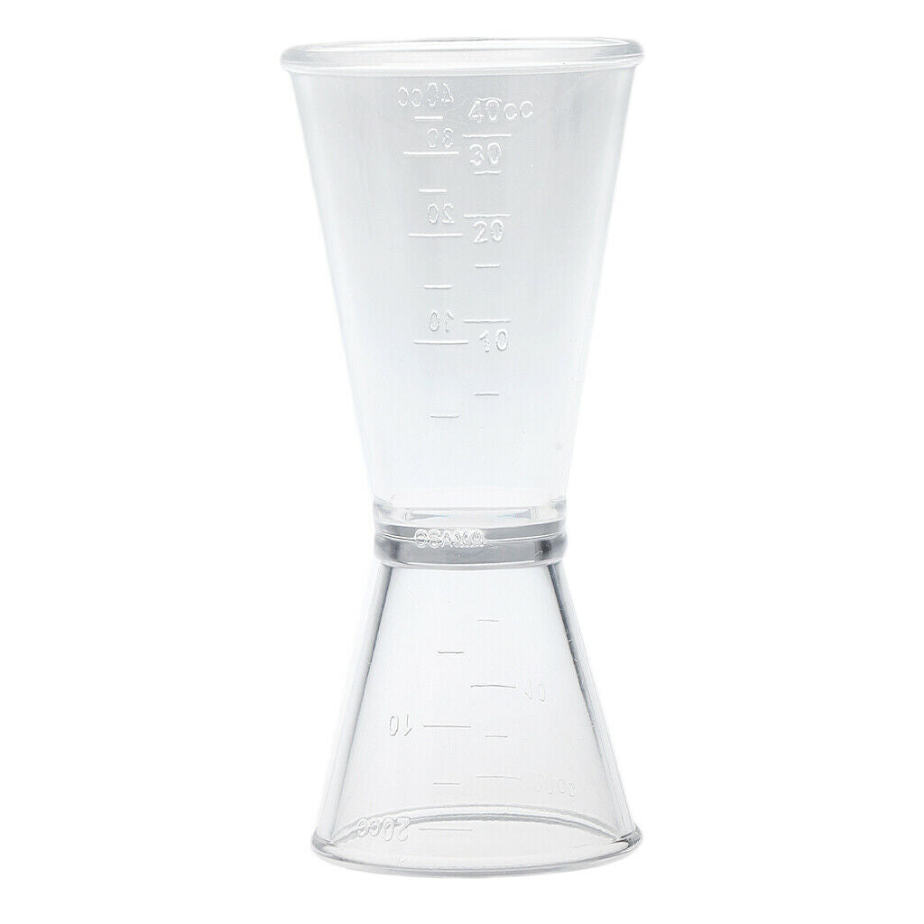 2 Piece Jigger Single Double Cocktail Wine Drink Measuring Cup for Bar Party