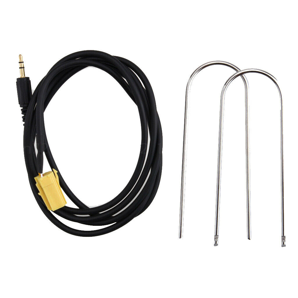 Auto 3.5mm AUX 1.5M Audio Line Connector Music Player Radio Keys For Fiat 07