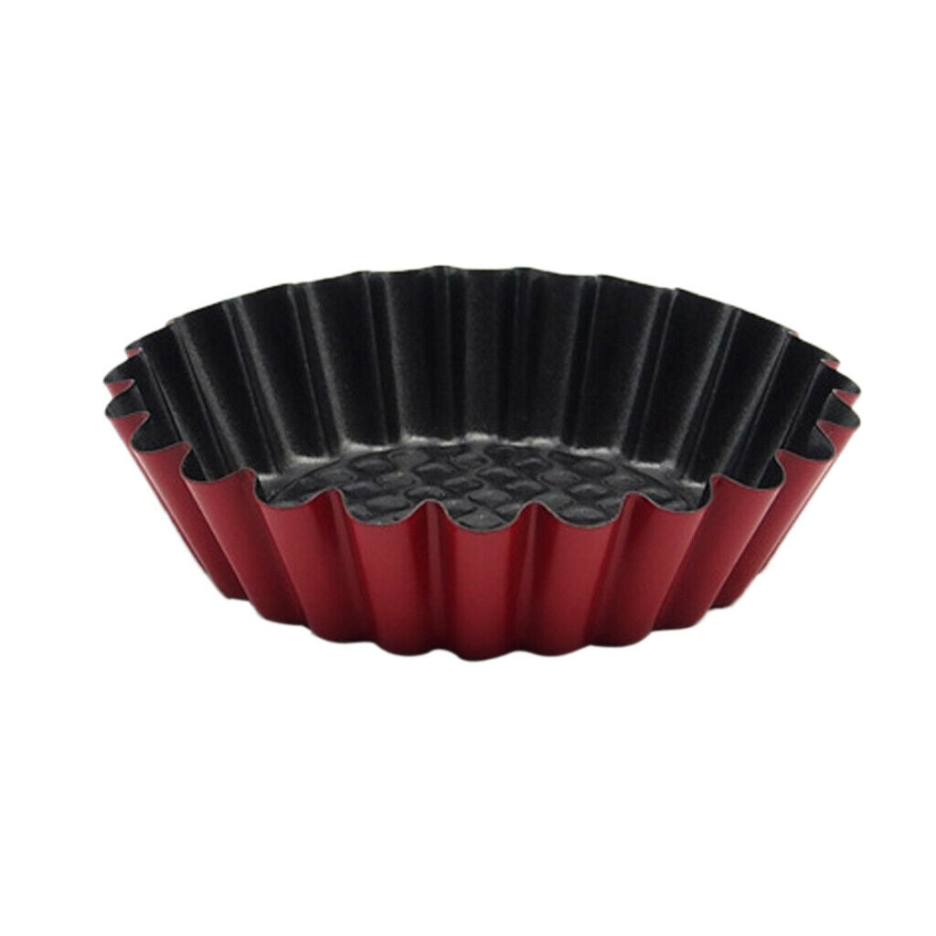 1PC Mini Egg Tart Steel Cupcake Cake Cookie Mold Lined Mould Tin Baking Tool