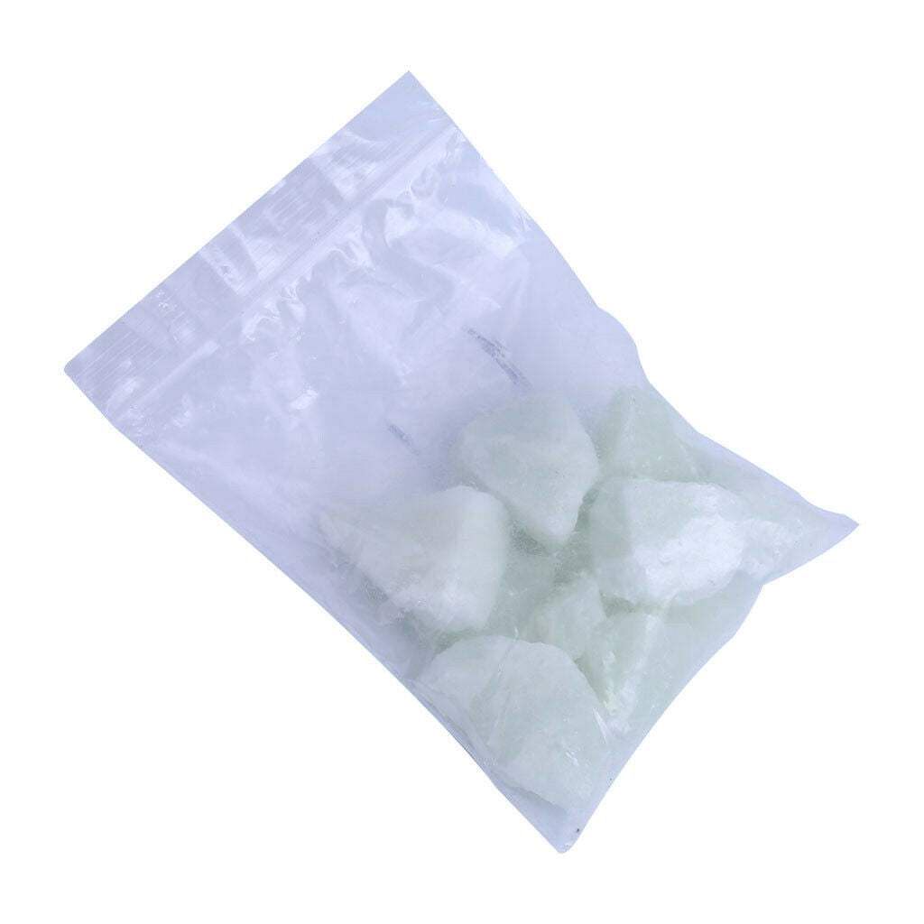 100g Glow In Dark Stone Rock Pebbles For Garden Aquarium Decor Blue