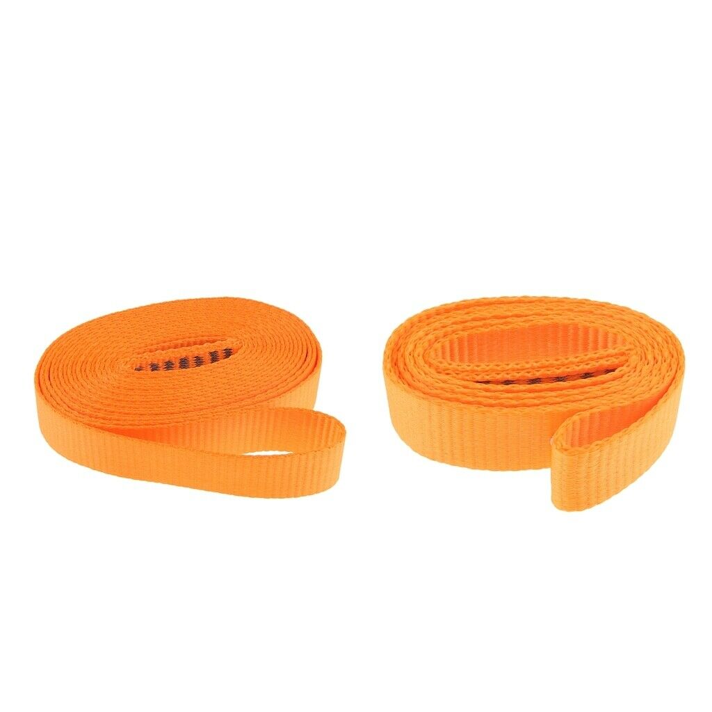 2pcs 23KN 25mm Climbing Sling Fall Protection Safety Webbing Strap Belt Rope for