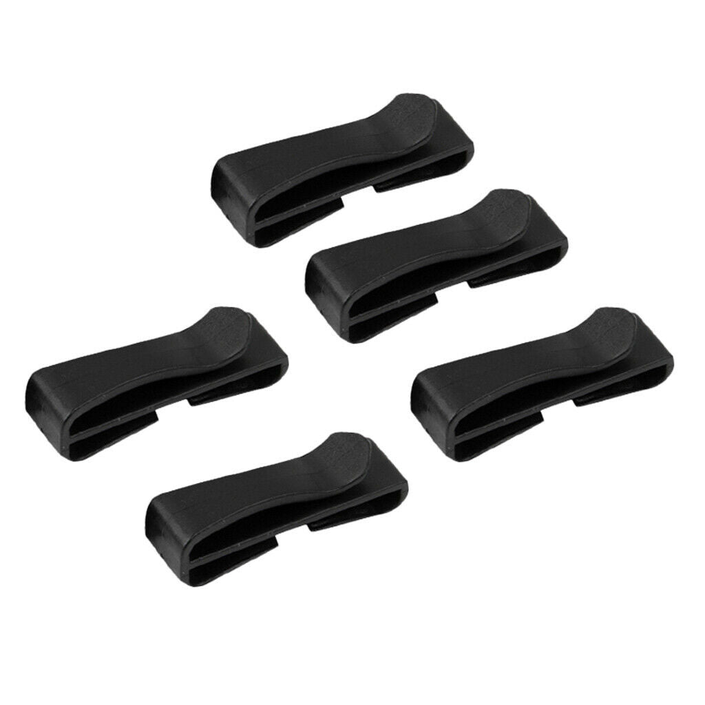 5x MOLLE  WEBBING CLIPS FASTENER BUCKLE FIX LOCK HANGING STRAP 50mm