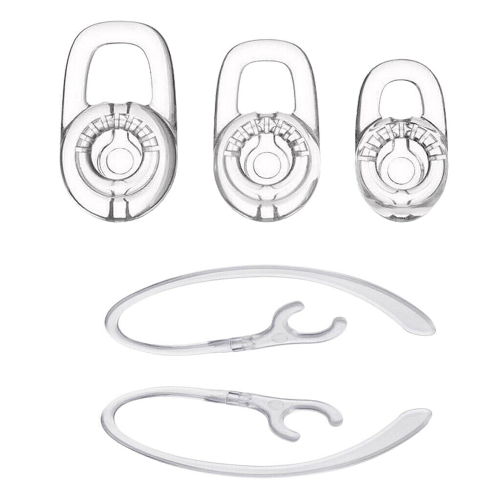 Replacement Part Eargel & Earhook for Plantronics M70, M90, M180, Voyager Edge