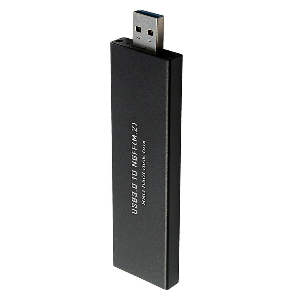USB3.0 TO M.2 NGFF SSD External Enclosure Storage Case Adapter Aluminium Box