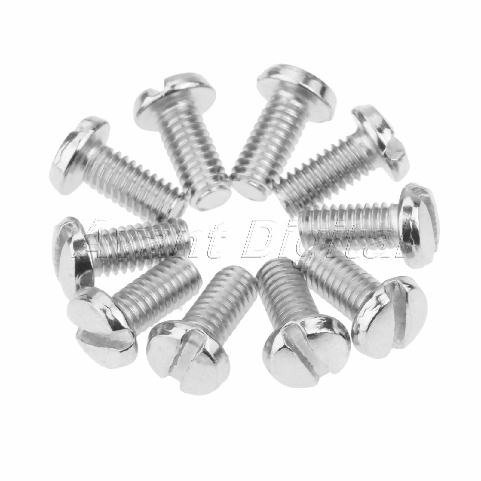 Industrial Sewing Machine Parts For Lockstitch M3*10mm Needle Plate Screw 50Pcs