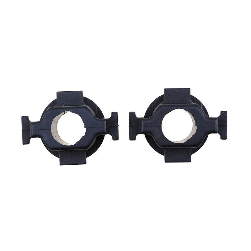 2x Black HID H7 LED Headlight Bulb Holder Adapter Retainer ABS For BMW  5 Series