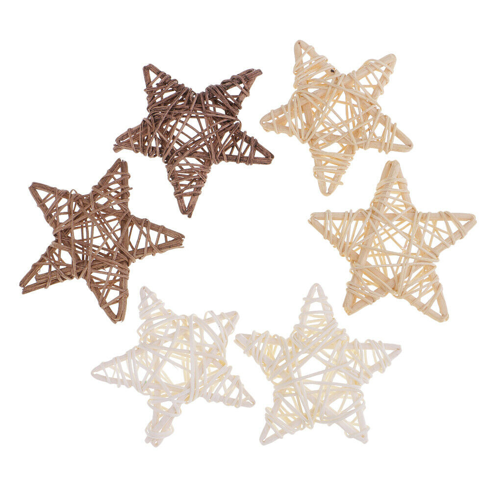 42Pcs Natural Wicker Rattan Ball Wedding Wood Twig Orbs Garden Decor Ornaments