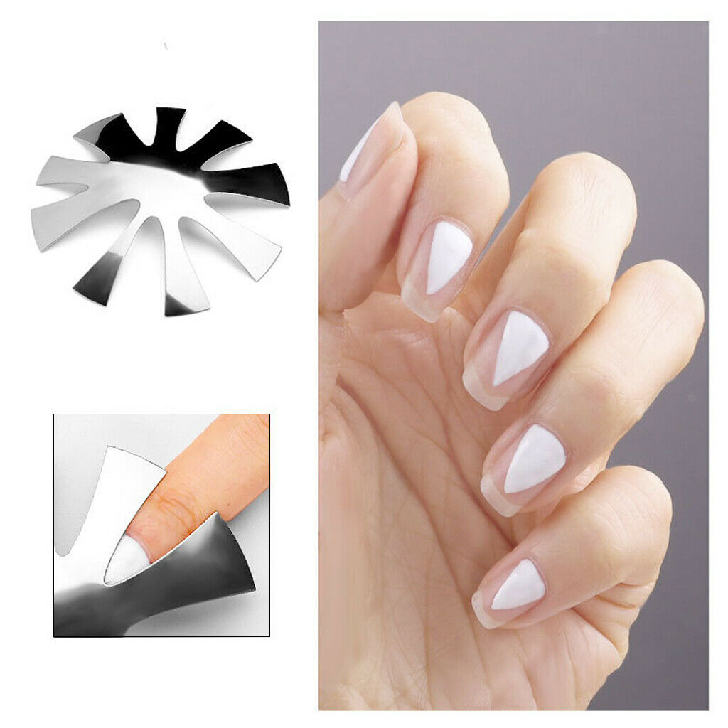 Easy French V-Line Nail Cutter Line Edge Trimmer for UV Gel French Manicures