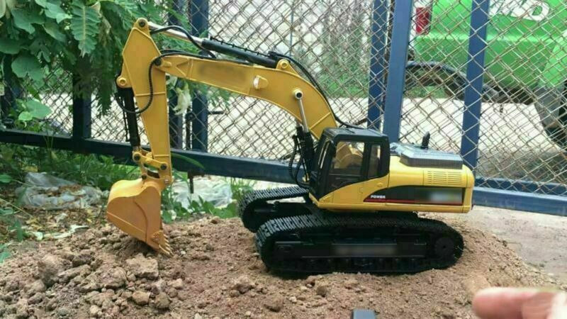 All Metal 580 Simulation Bucket 336D For HuiNa 580 Excavator RC Car Accessory