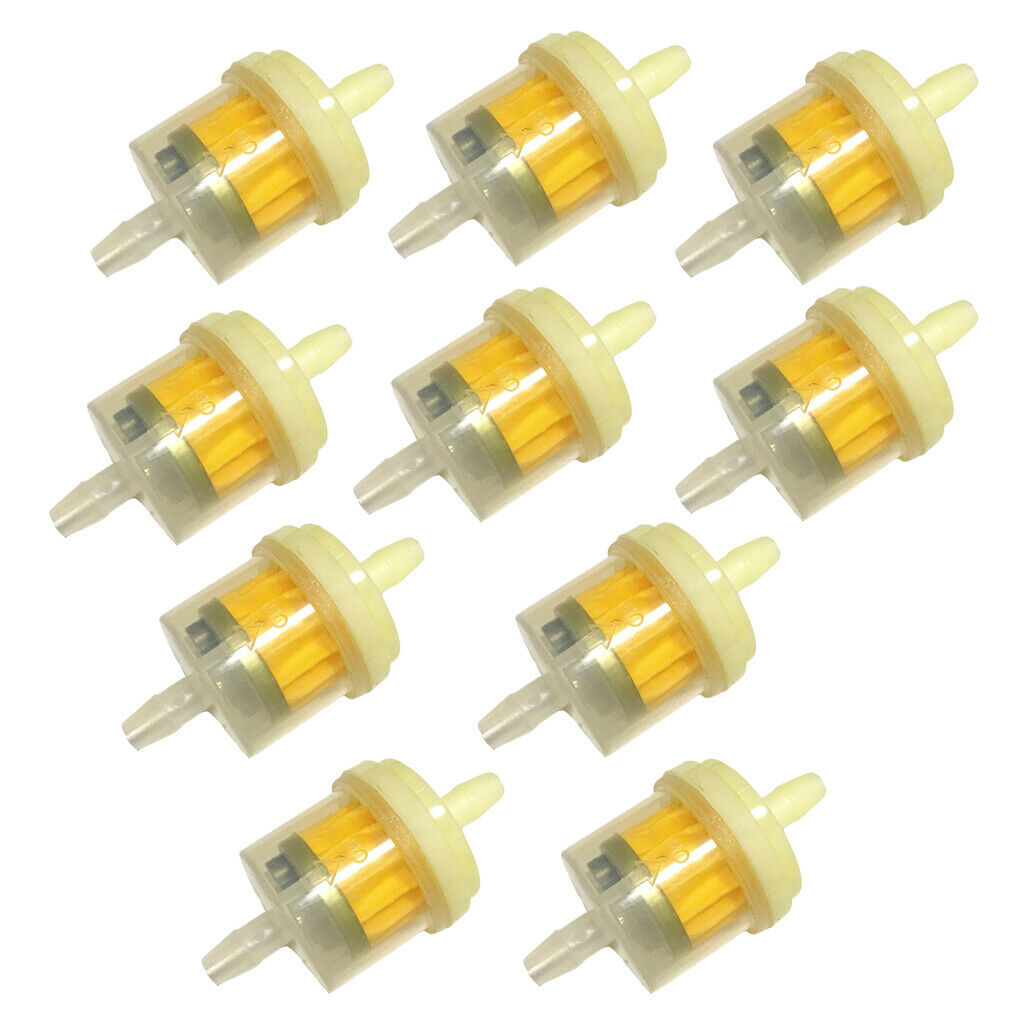 6mm 1/4" Gas Fuel Filter Petrol for Motorcycle Car Dirt Bike Scooter