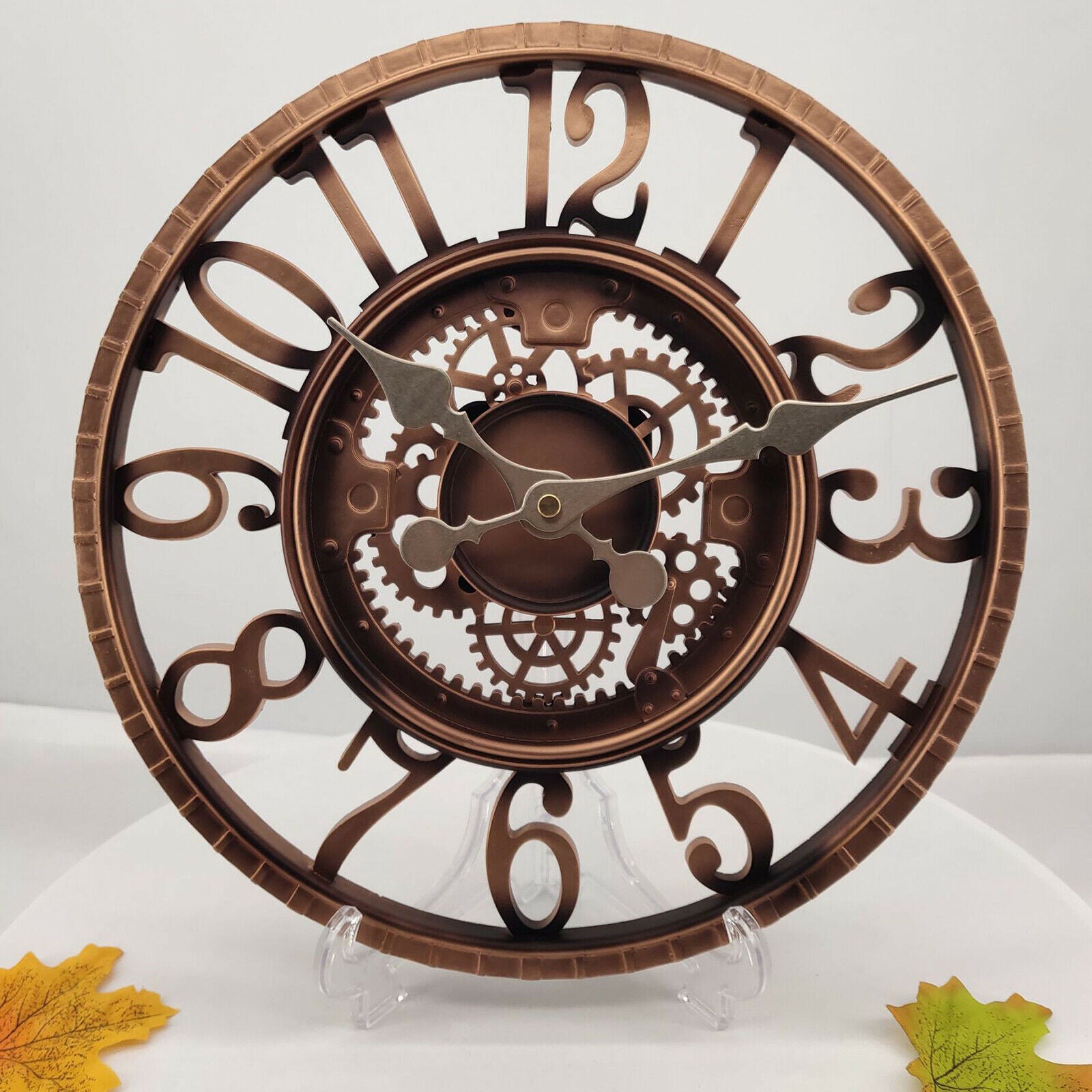 Outdoor Round Wall Clock Waterproof for Living Room Kitchen Hanging Outside