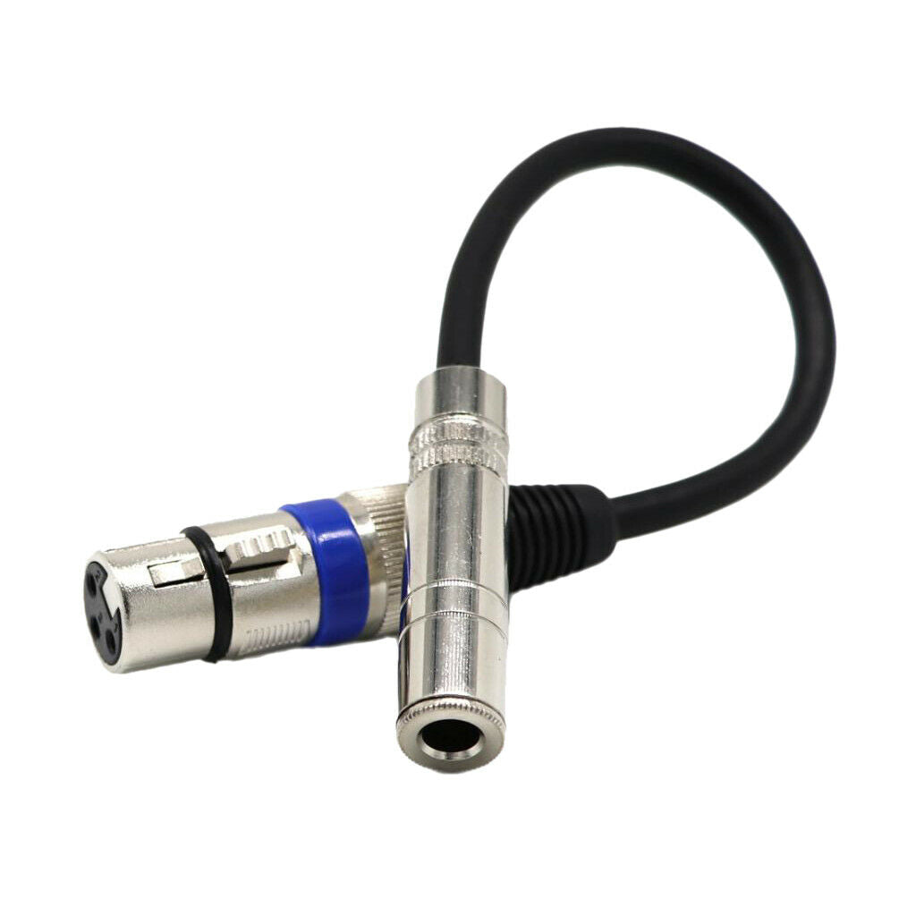 Pin   XLR   Female   to   6 . 35mm   1 / 4 "  Stereo   Female   jack   Cable