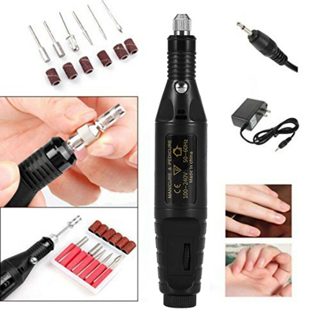Manicure Machine Electric Sanding Drill Nail Polishing Tool With Grinding Head