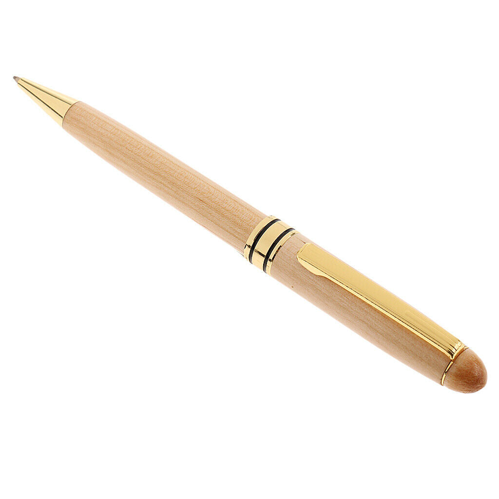 Biros Exquisite Bamboo Ballpoint Pen for Class Writing Instruments