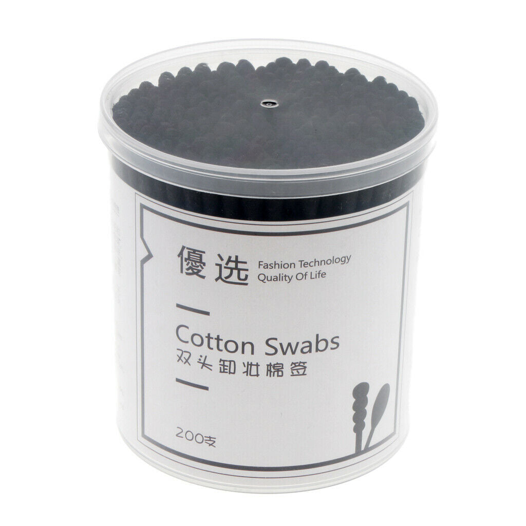 200pcs Cotton Makeup Remover Cotton Swabs Tip   Earwax Cleaning Sticks