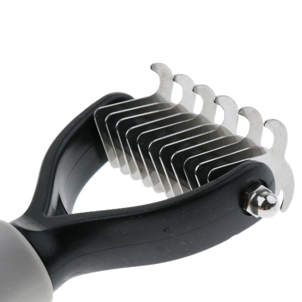 Dog Cat Grooming Brush Deshedding Rake Comb Short to long buns