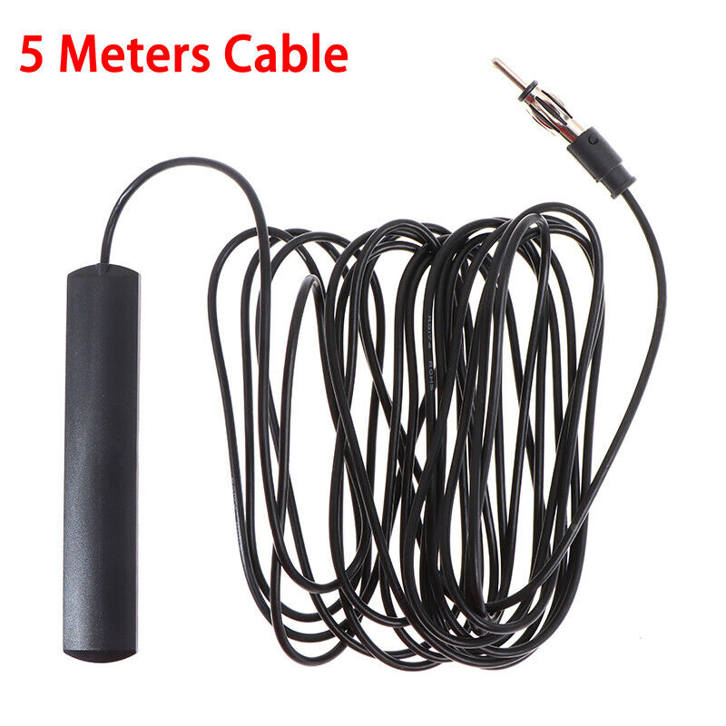 Universal Auto Car Radio FM Antenna Signal Amp Amplifier Marine Vehicle Ante Pb