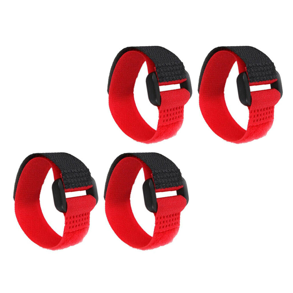 4x Rooster Collar Adjustable Prevent Rooster from Screaming for Duck Red