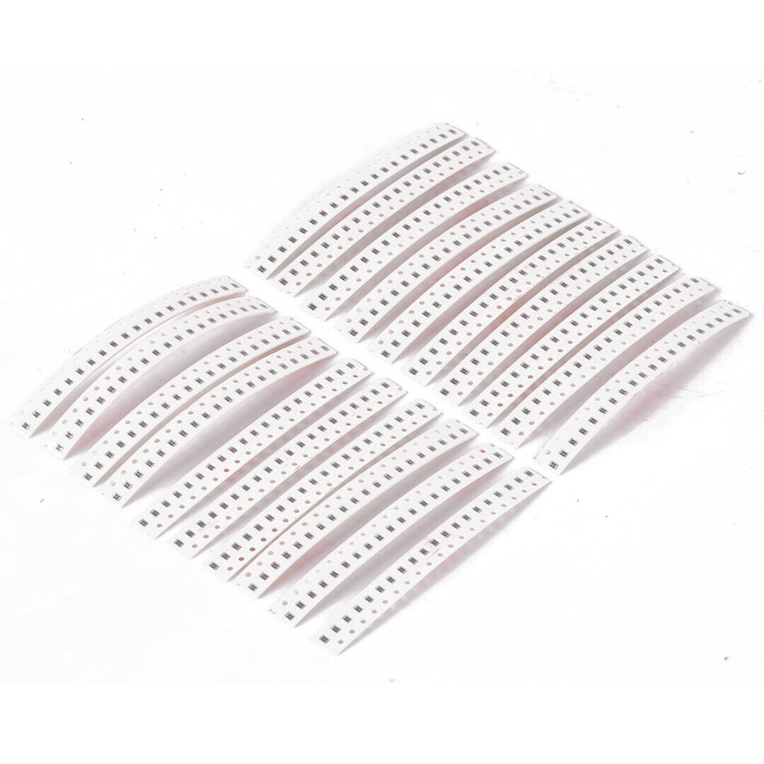 400pcs 0805 SMD Resistor 20 Values 10Ω-1MΩ Assorted Resistors Assortment Kit