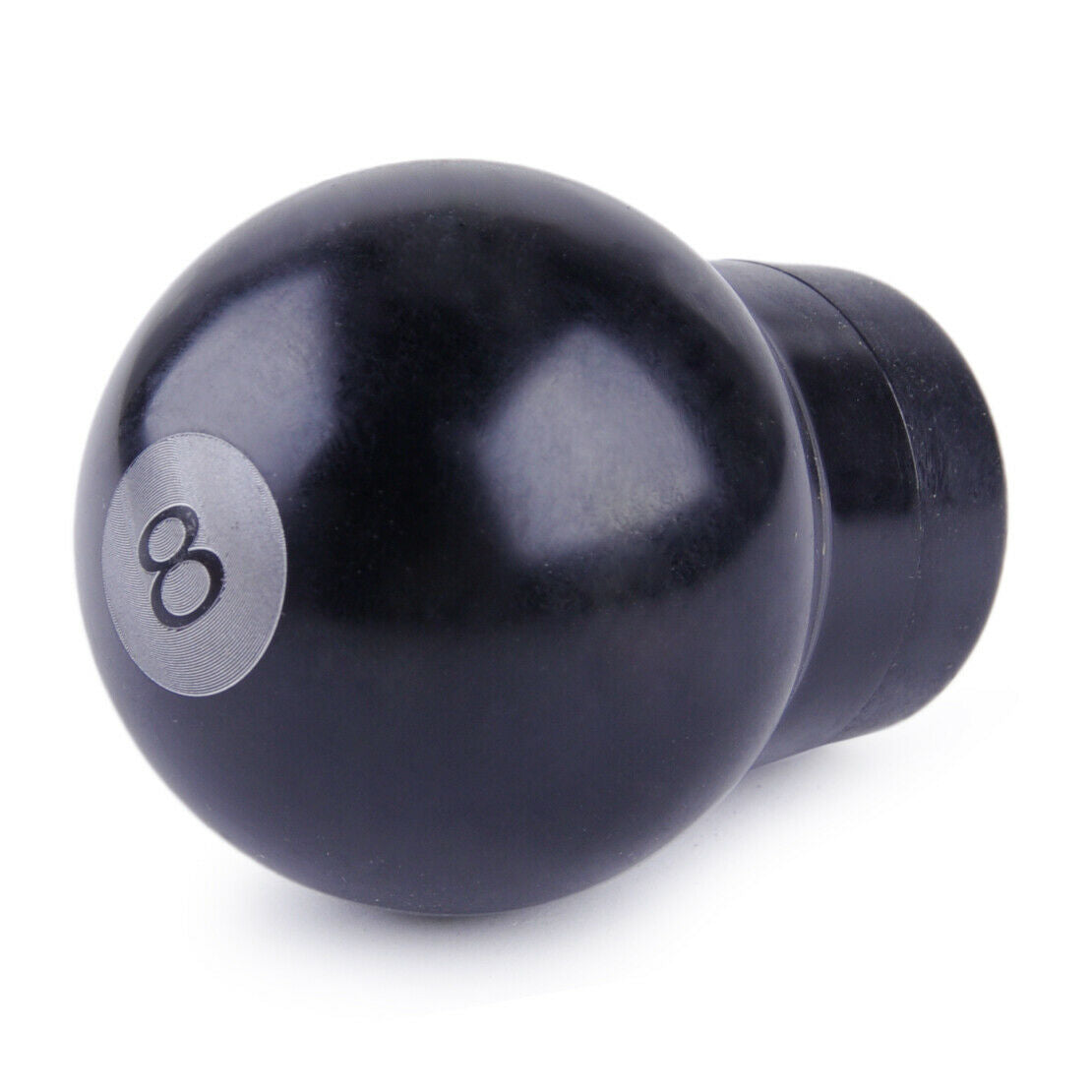 Car Truck Billiard Black Ball 8 Gear Shift Lever Knob Stick AT MT With Screw An