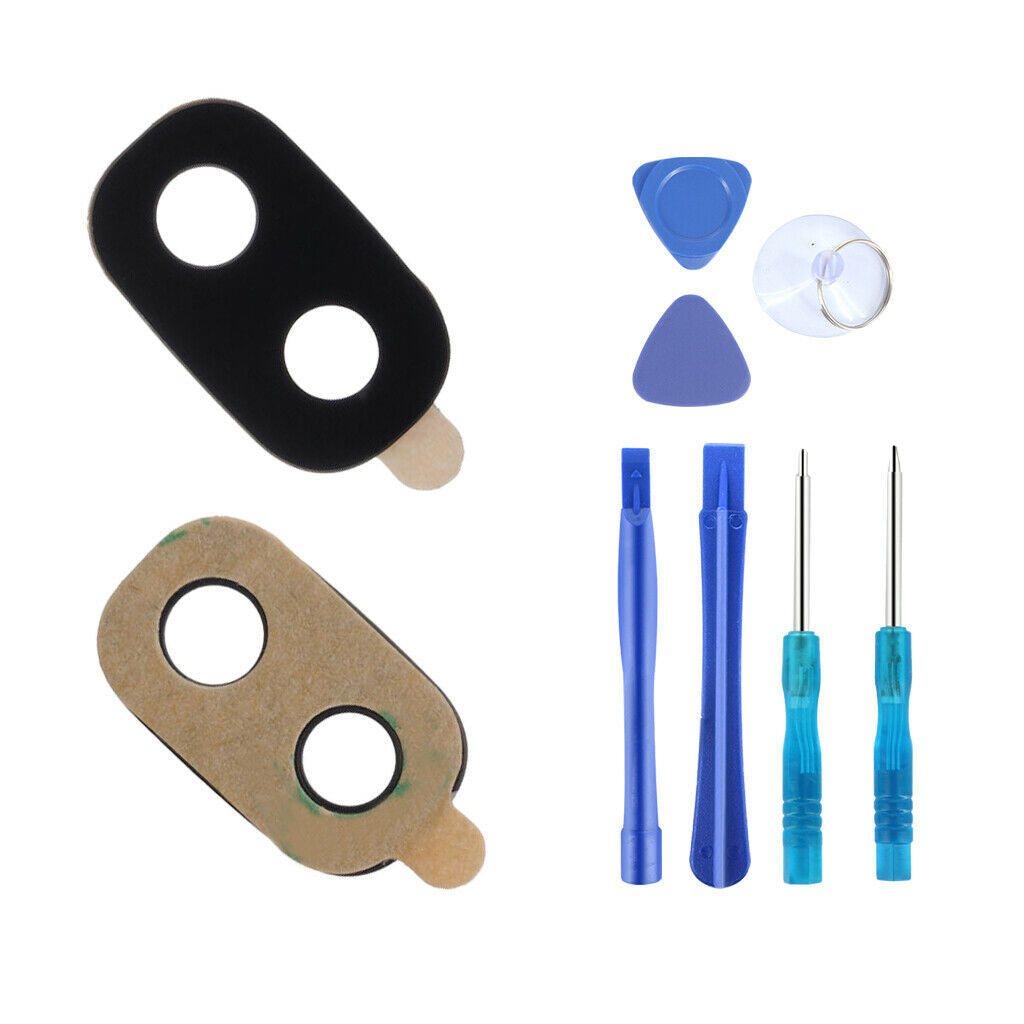 Back Rear Camera Glass Lens Cover Replacement Adhesives Preinstalled + Tools For