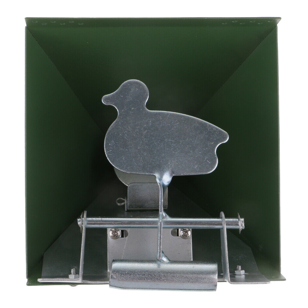 Shooting Resetting Target 2.5mm Heavy Duty Steel Pellet Trap &Target 14x14cm