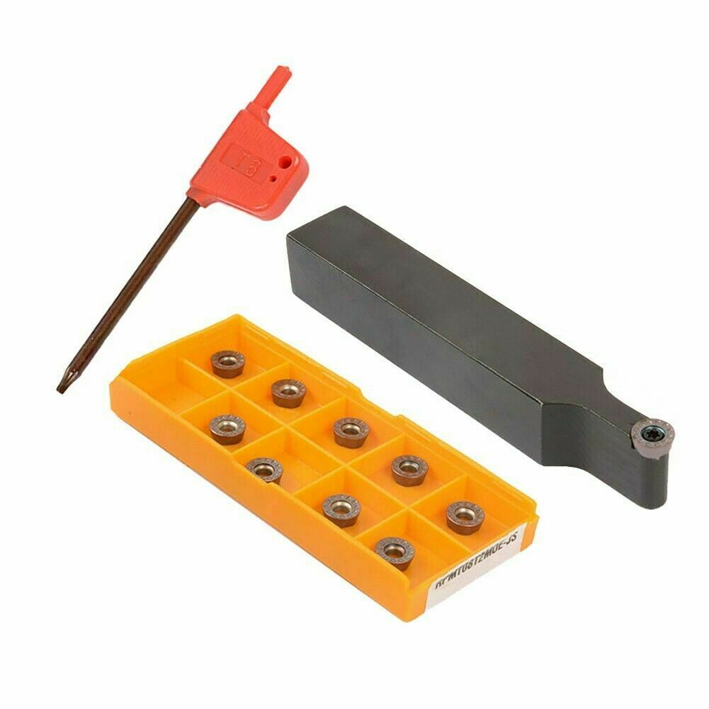 45° SRDPN 1616H08 5/8"External Turning Tool Holder +RPMT08T2MOE-JS BP1125 insert