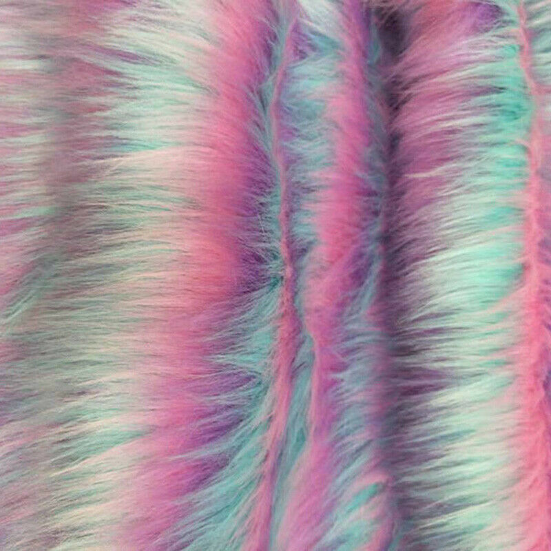 40*60cm Colorful Stripe Soft Plush Fabric DIY Clothing Home Textiles Material