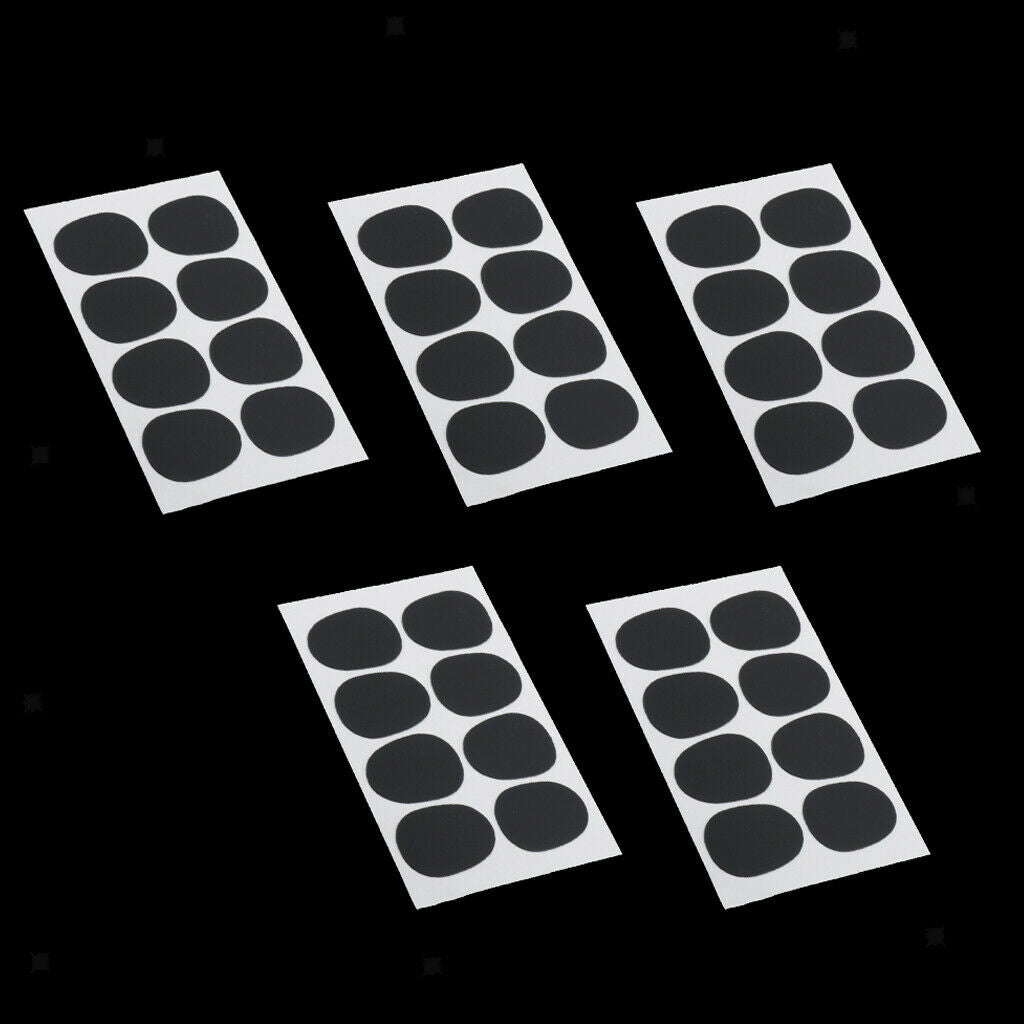 40 Pieces Saxophone Mouthpiece Pad Rubber Cushions Cushions for Saxophone