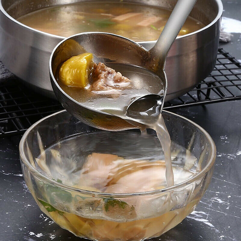 Oil Soup Separate Spoon Home Strainer Cooking Colander Dinner Tablewa.l8