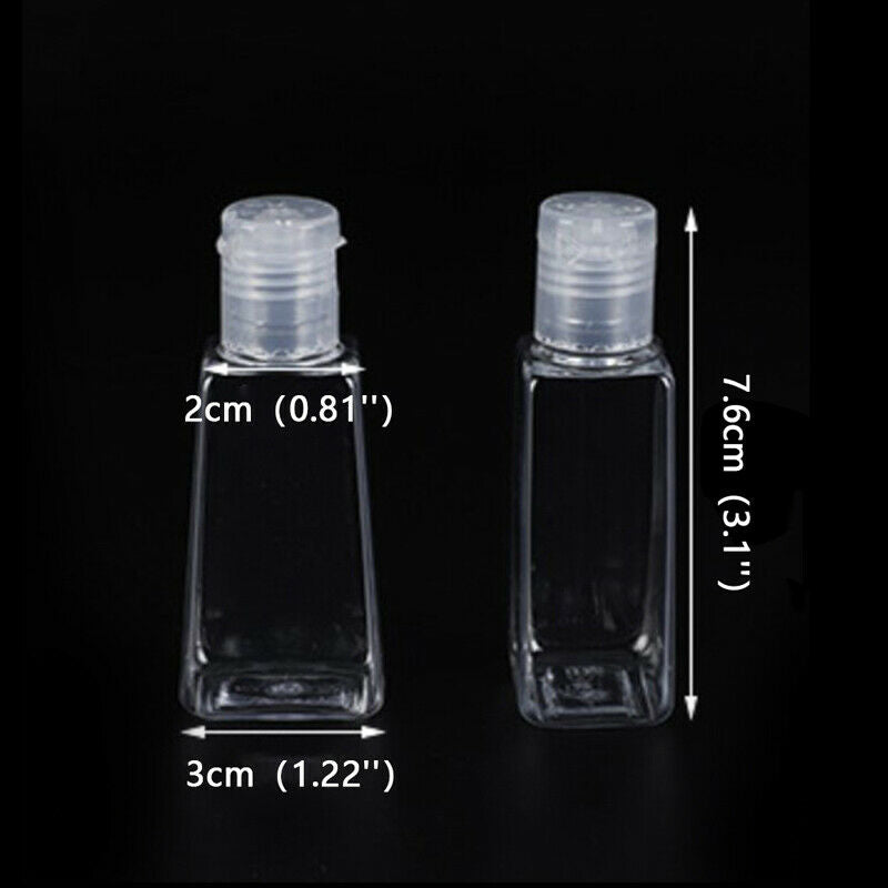 10xEmpty Hand Soap Bottles, Portable Travel Plastic Bottles, Reusable Leak ProSJ