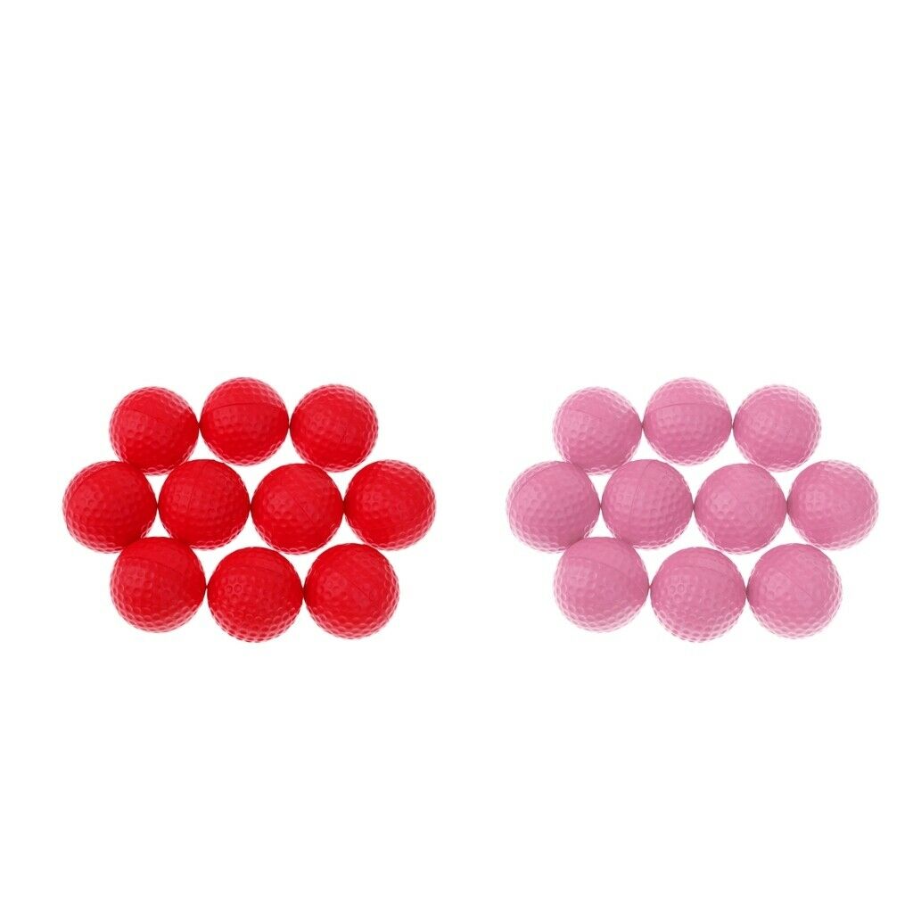 20pcs/set Soft Foam Golf Balls Training Ball for Home Office Field 1.65inch
