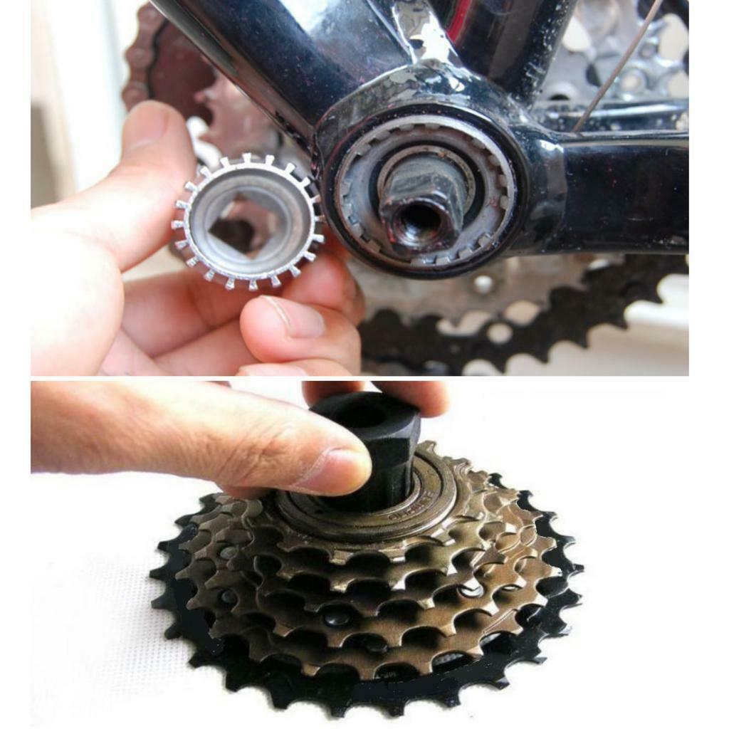 6x Bike Wheel Chain Repair Tools: Chain Breaker, Chain Removel Whip, Bottom