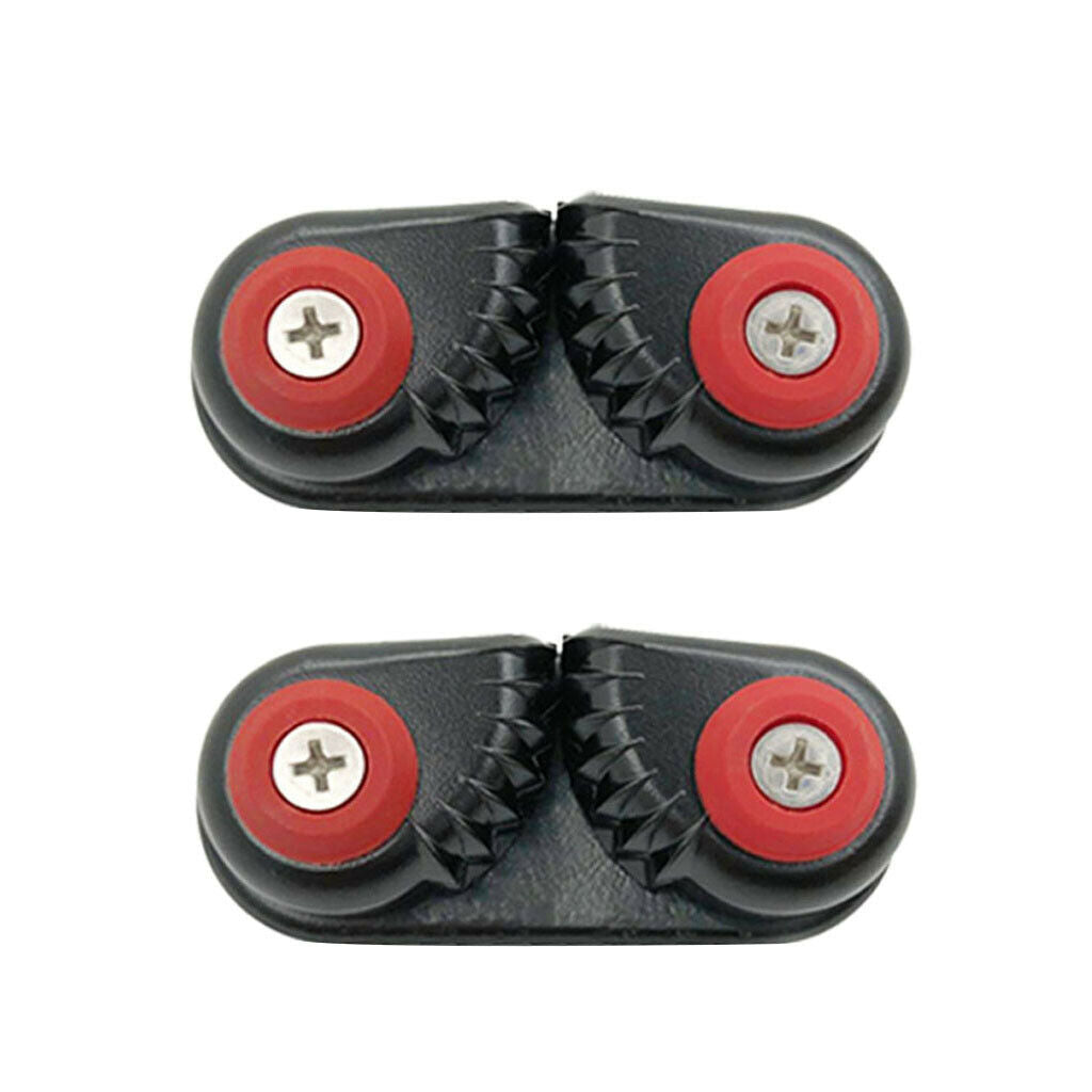 2pcs Composite Aluminum Boat Cam Cleat Kayak Anchor Cam Cleat 15mm Line