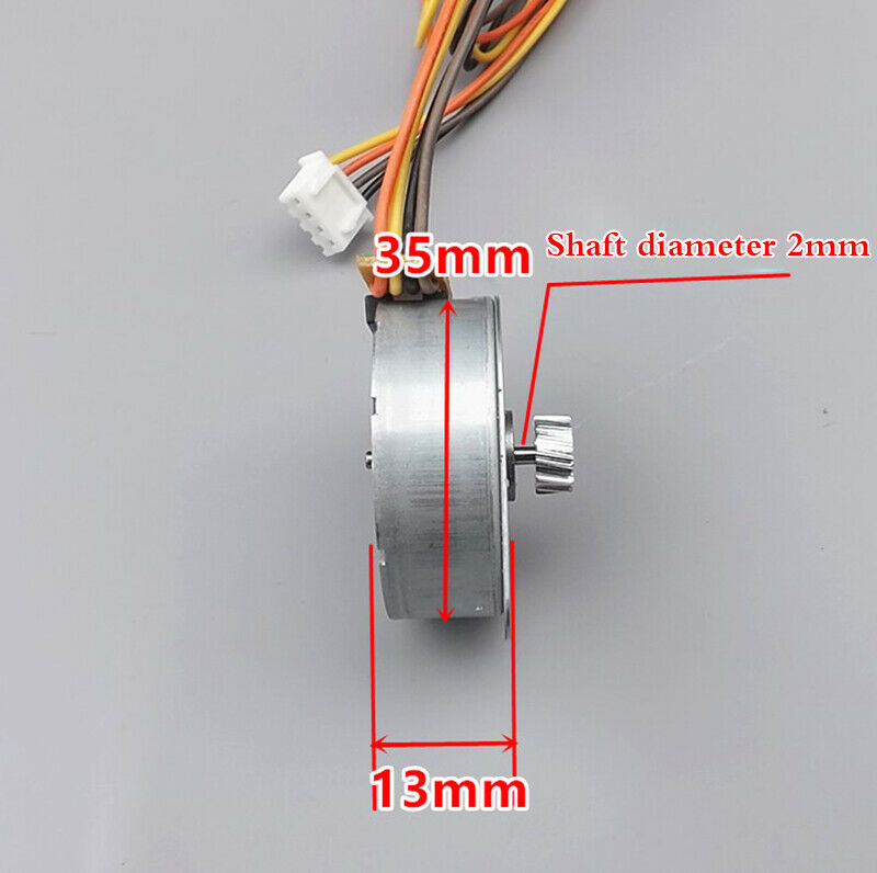 35 stepper motor 2 phase 4 wire step angle 7.5°DIY creation Metal 15 teeth 8.6mm
