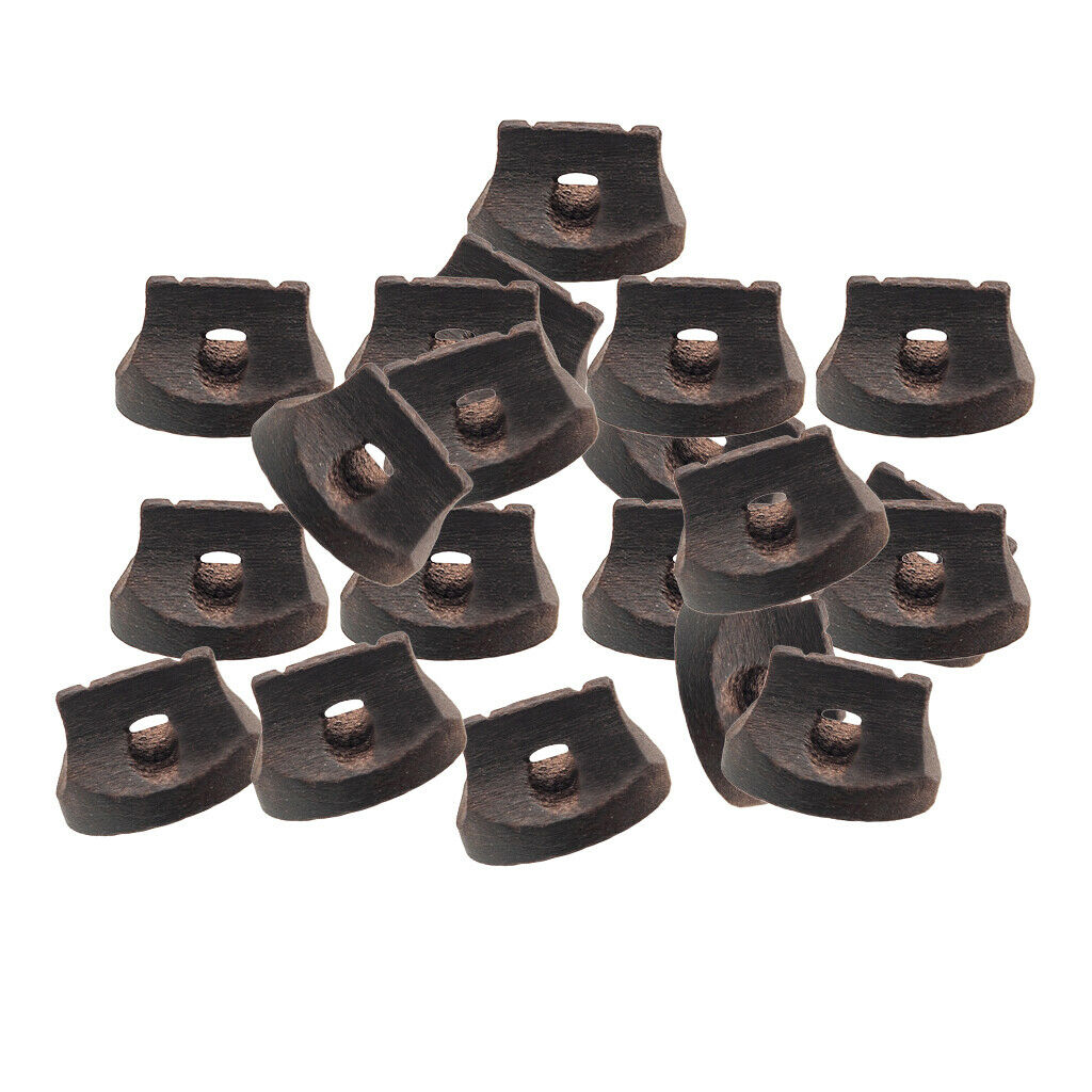 Pack of 20 Professional Chinese Erhu Wooden Bridge Musical Instrument Parts