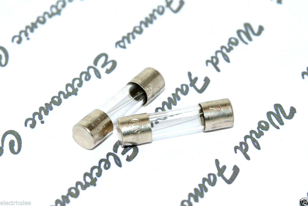 10pcs - WICKMANN (F) 600mA (0.6A)  250V 5x20mm Quick acting Glass Fuse