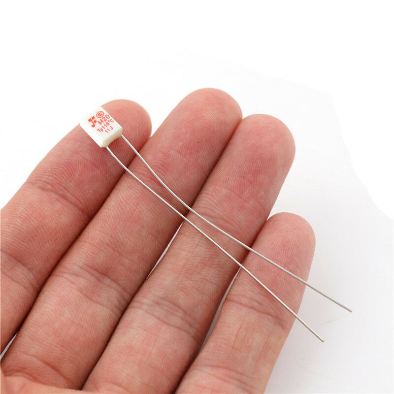 10Pcs New M20 TF 115℃ Thermal Fuse 250V 2.l8