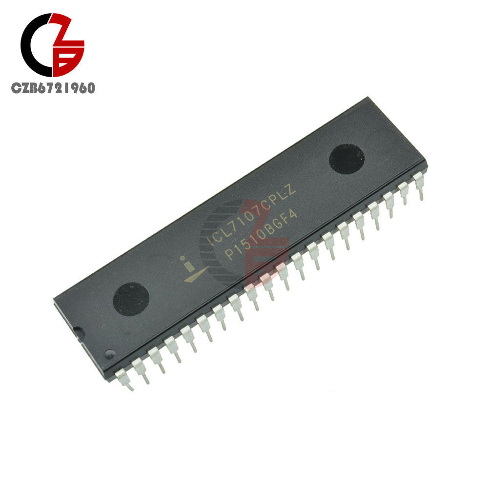 2PCS ICL7107 ICL7107CPLZ DIP-40 LCD/LED Display A/D Converters IC