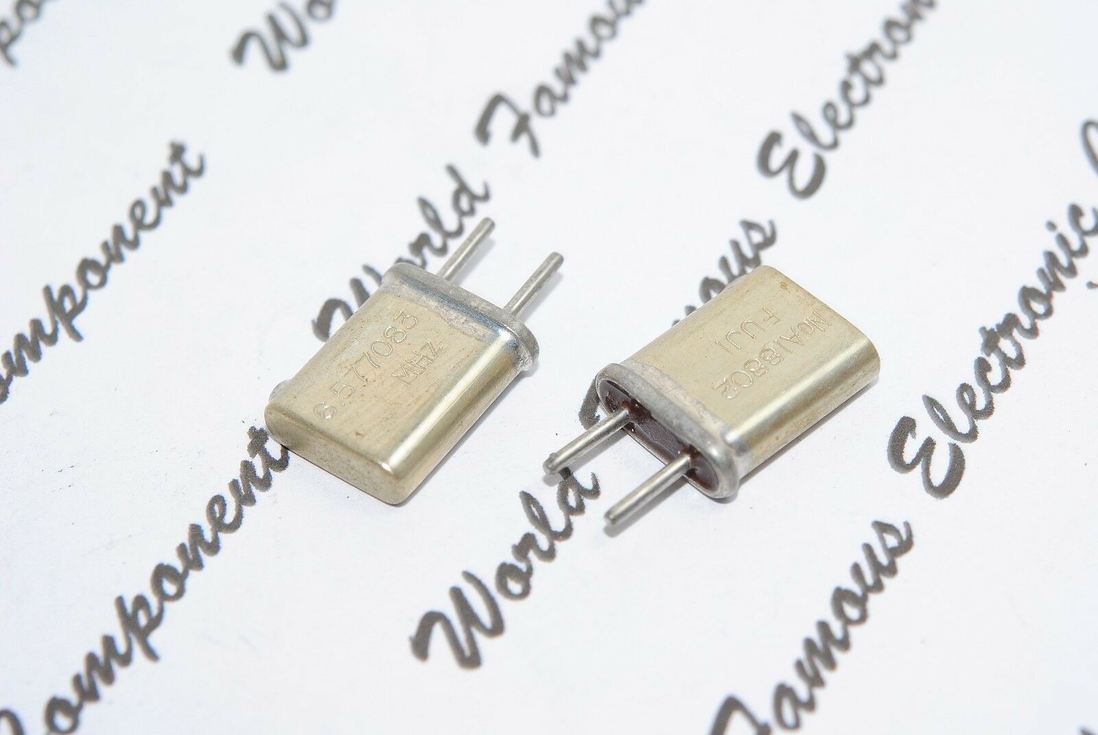 2pcs - FUJI 6.577083 MHZ Quartz Crystal Resonator / XTAL