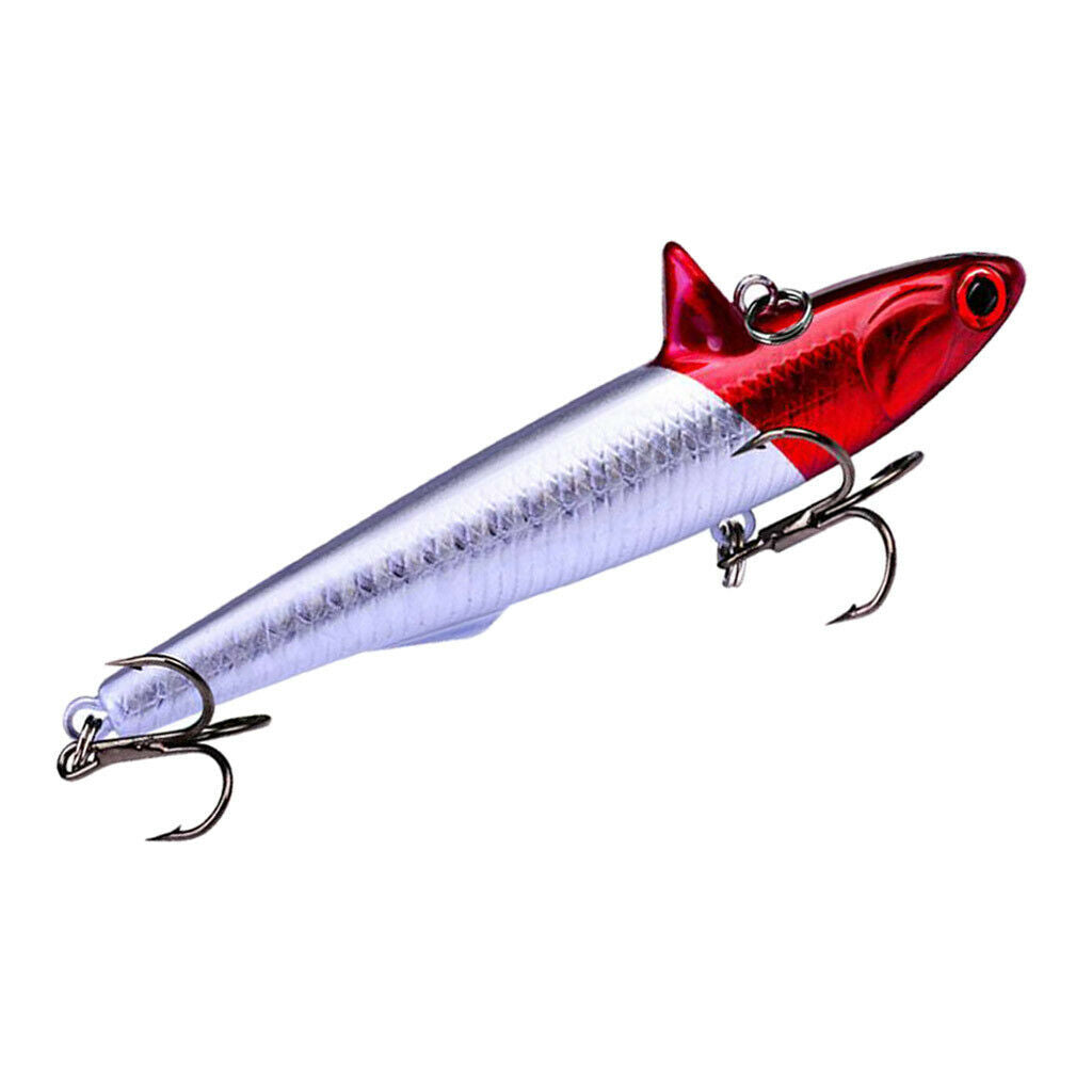 Minnow Fishing Lures Treble Hook Swimbait Fishing Bait Crankbaits Color E