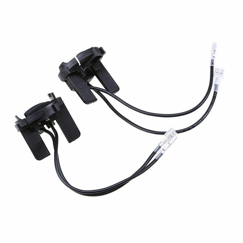 2x LED HID Black H7 Headlight Lamp Bulb Base Holders Adapters For VW Golf 7 MK7