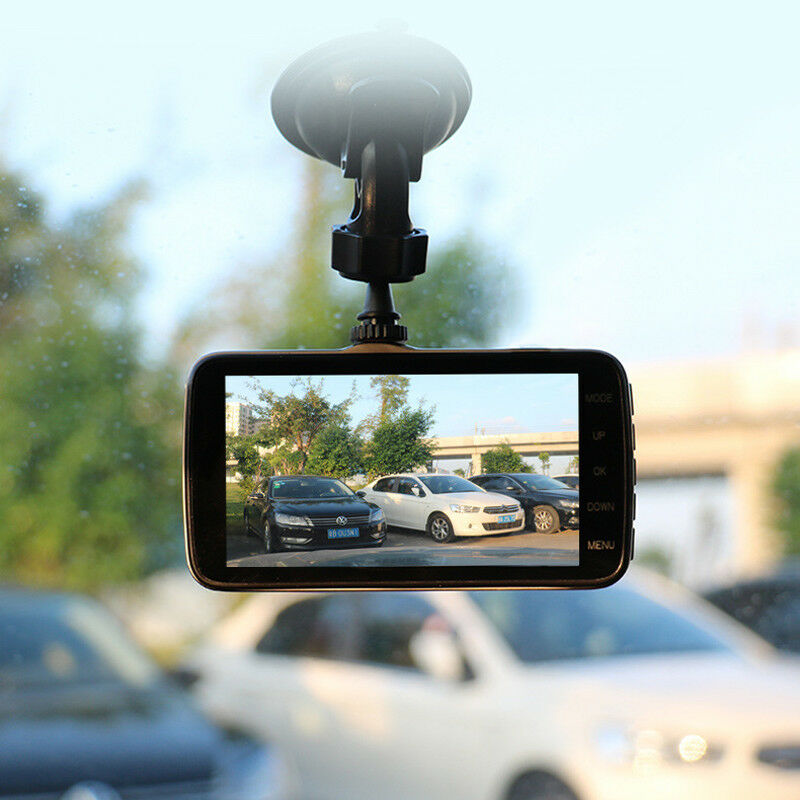 4" 1080P FHD 170Â° WDR Car DVR Dual Lens Dash Cam Camera Video Recorder Camcorder