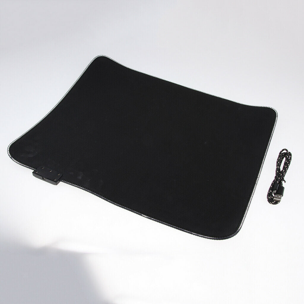 RGB Gaming Mouse Pad, Large Soft LED Extended Mouse pad (9 Lighting Modes),