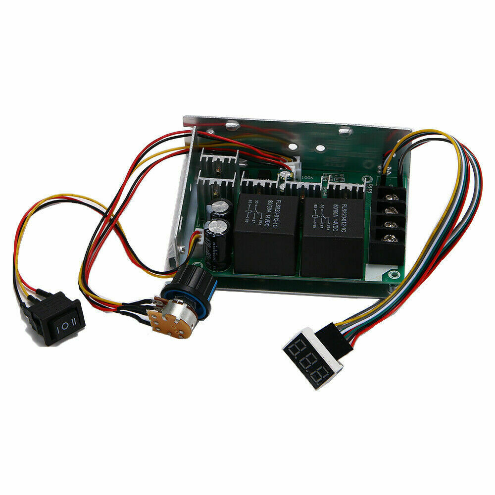 10-55V 5000W 60A Reversible DC Motor Speed Controller PWM Control Soft Start