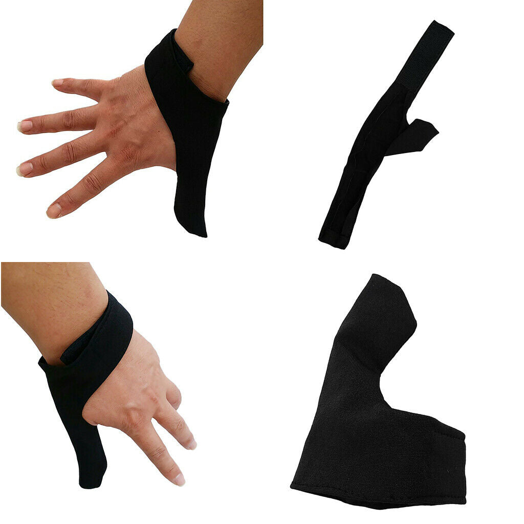 2Pcs Bowling Thumb Saver Finger Grip Protector Glove for Right and Left Hand